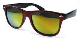 Swaggy Glitter Revo Wayfarer Sonnenbrille rot SBU1015RED