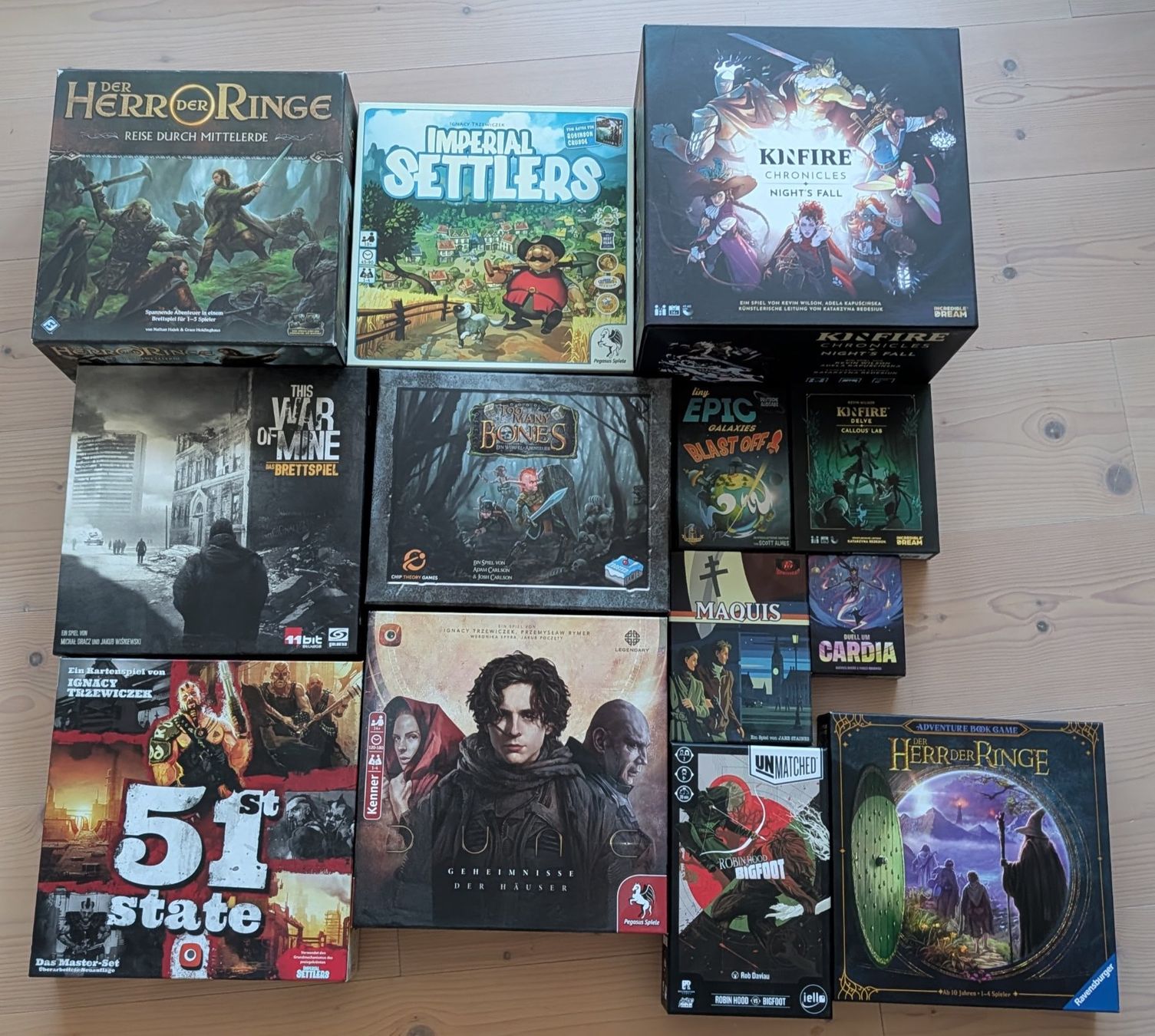 Giochi: Spielsammlung: Too many bones, Kinfire Chronicles, Aeons End – Usato da Eglisau venduto da Bahamafive