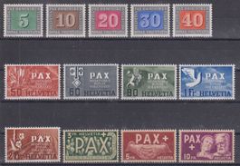 Schweiz 1945: PAX-Serie ** - Kat. 500.--