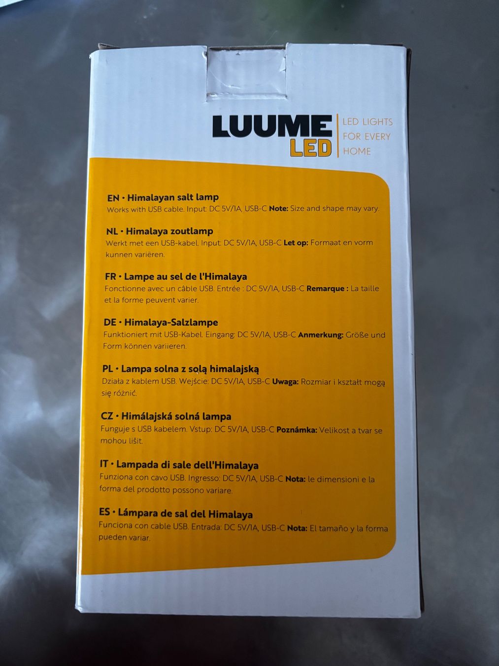 Lampade: Himalaya-Salzlampe – Nuovo e nell'imballaggio originale da Zürich venduto da appartamenti_gmbh 1