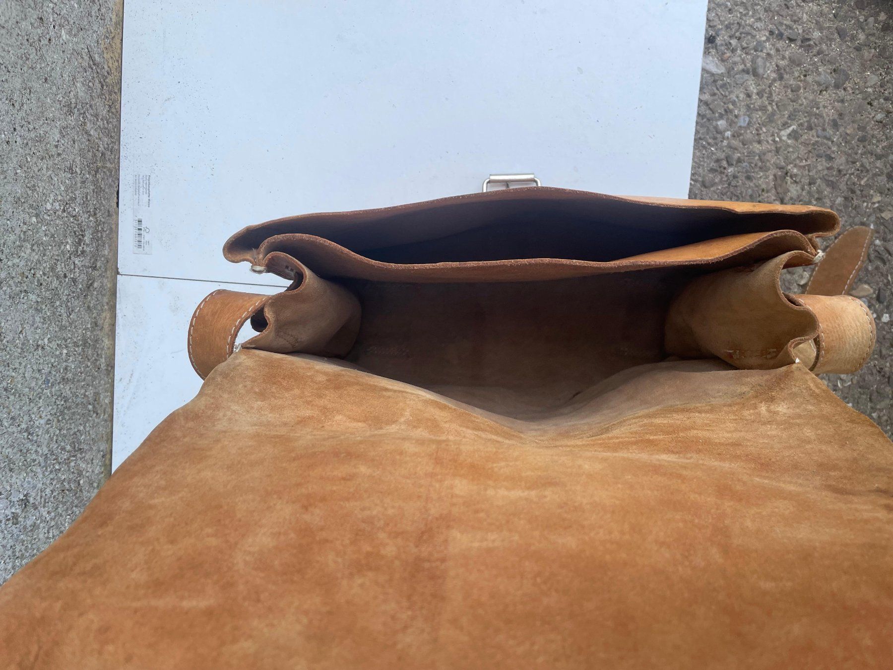 Borse: Umhängetasche aus Leder – Usato da Ebikon venduto da el_Pedro 4