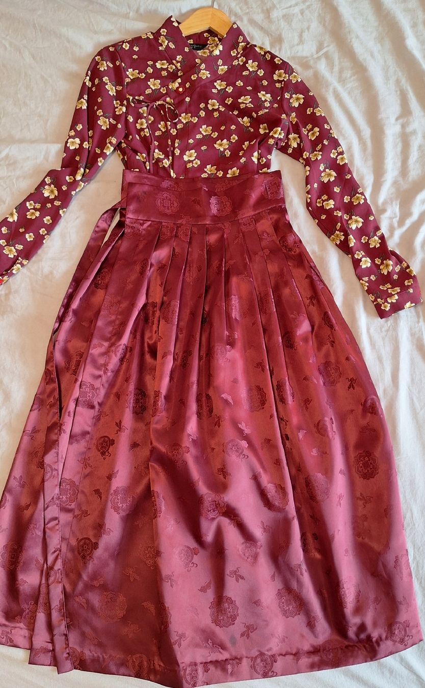 Gonne: Korean hanbok skirt – Usato da Gland venduto da Dede_TheGreat 1