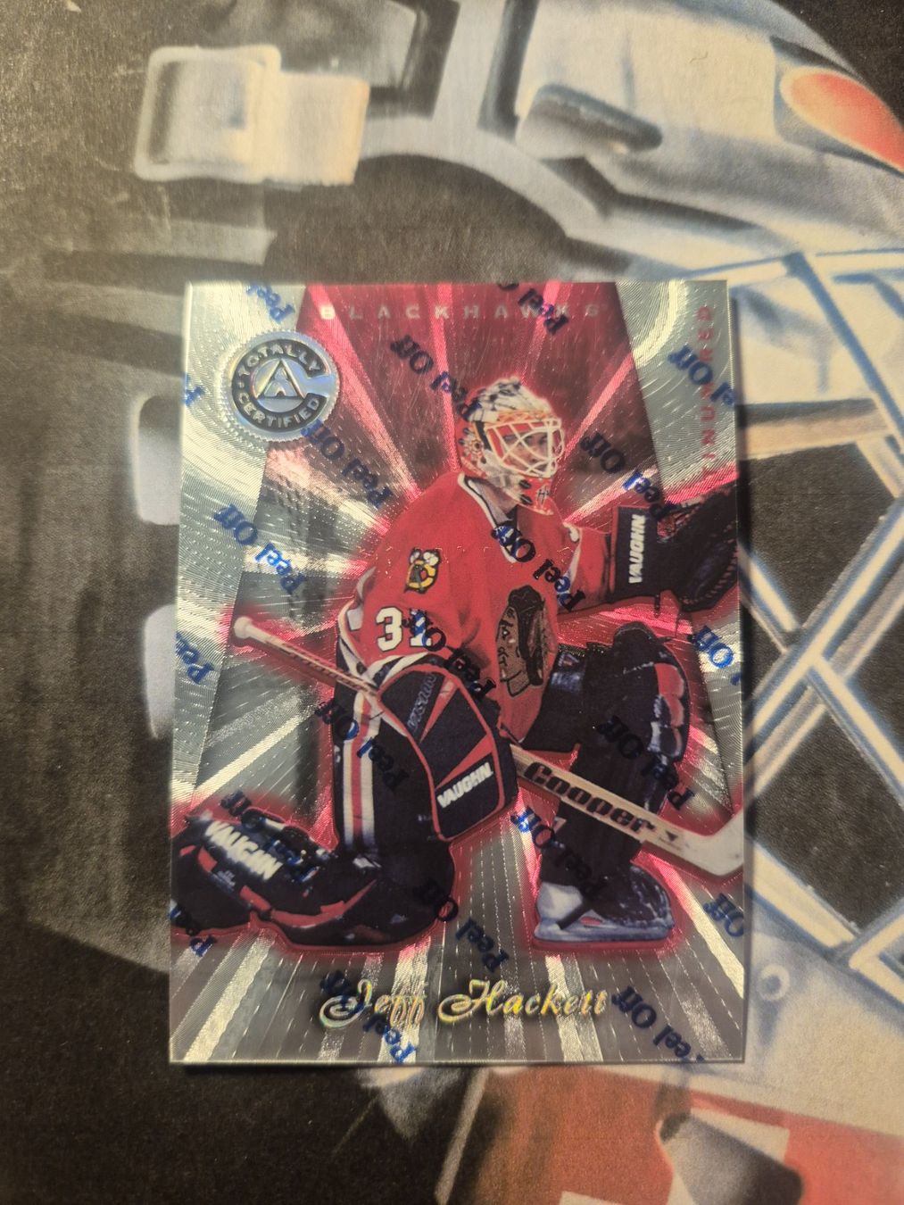 NHL Carte collezionabili: NHL Jeff Hackett Chicago Blackhawks 3600/4299 – Usato da Treiten venduto da Sauber73