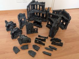 Pre-Painted Gothic Ruins Terrain für Warhammer 40K etc.