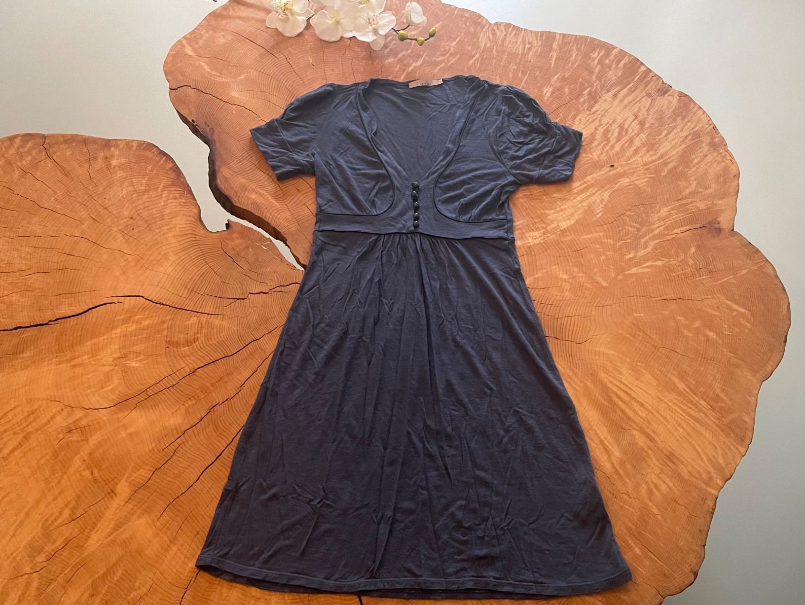 Vestiti: Superbe robe bleue décolletée/ Wunderschönes Kleider Gr. S/M – Usato da Zürich venduto da AnnaSa 2