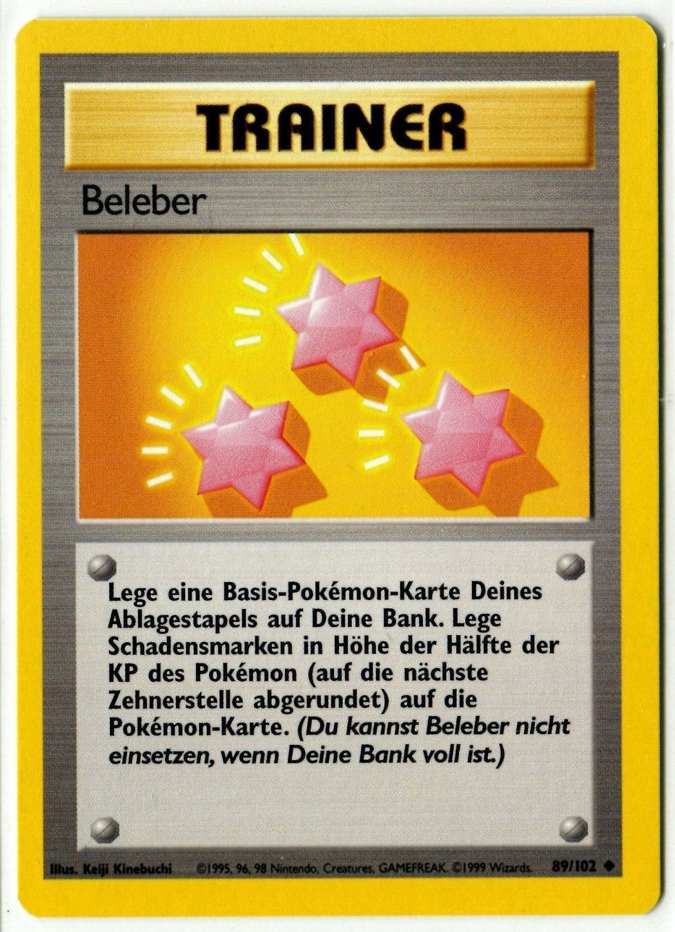 Pokémon Carte collezionabili: Beleber Basis Set 89/102 Deutsch – Nuovo (secondo la descrizione) da Dornach venduto da Deco89