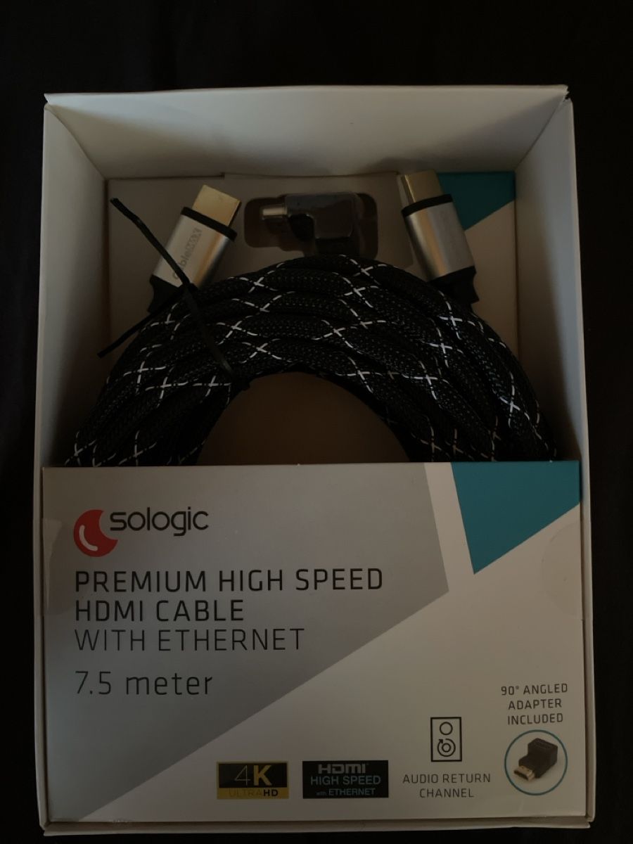 Cavi: 7.5Meter HDMI Kabel neu inkl. Winkeladapter – Nuovo e nell'imballaggio originale da Grub AR venduto da sam_rq67