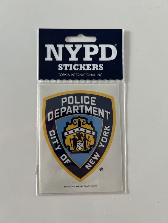 Sticker NYPD Police New York (Neu und originalverpackt) in Visp für CHF ...