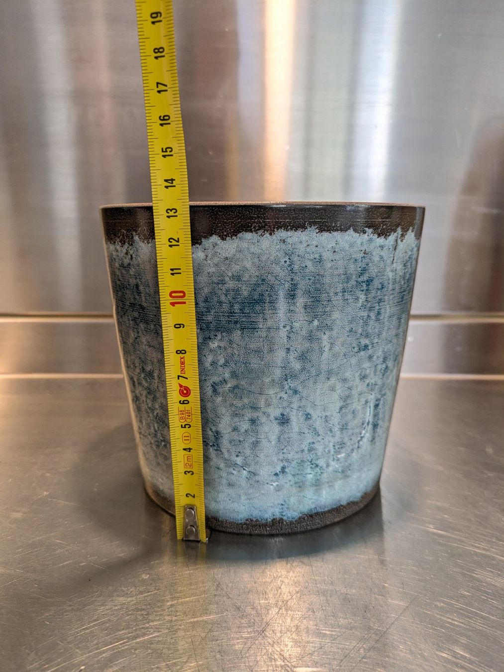 Blumentöpfe: Übertopf Scheurich Keramik Blumentopf ocean glaze, glasiert – Gebraucht aus Ermatingen von trendyquitaeten 5