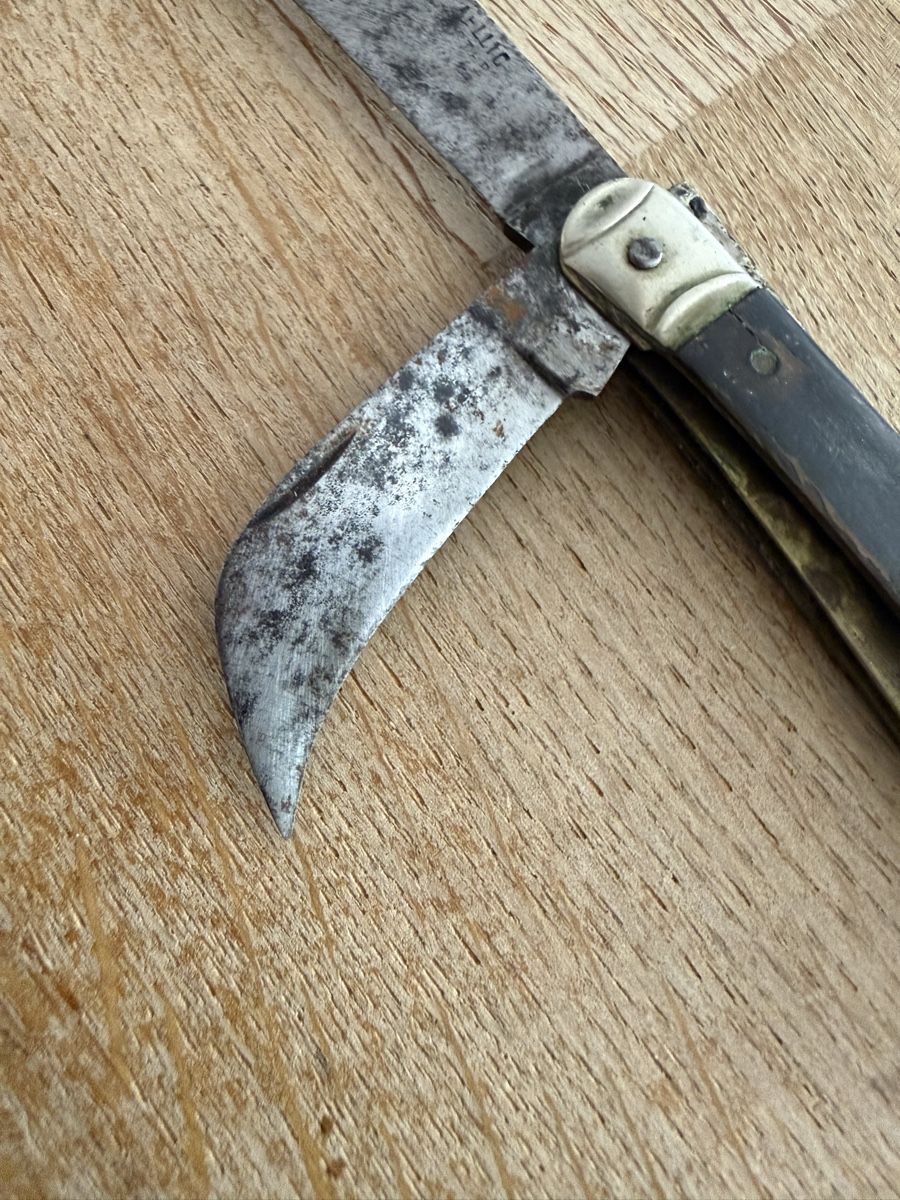 Coltelli tascabile: Antikes Bauernmesser Taschenmesser Sackmesser AELLIG – Usato da Goldach venduto da Messerguru 4