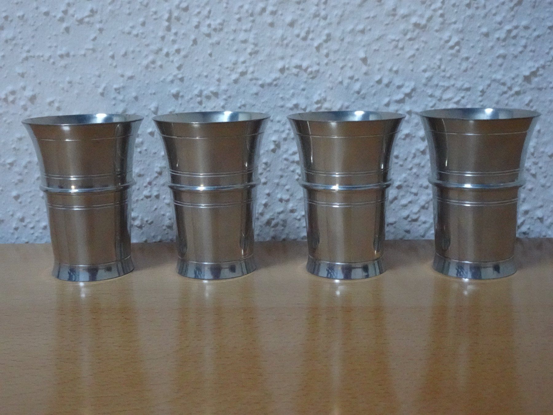 Verres: Gobelets en étain avec bourrelet – D'occasion à Confignon par Talenchant73