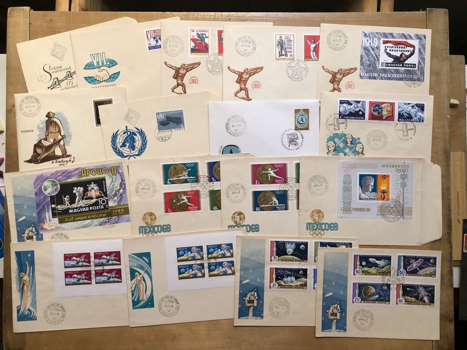 Tutti i francobolli: Hongrie/Ungarn 220 FDC 1963 - 1976 – Usato da Neuchâtel venduto da Atahuallpa 3
