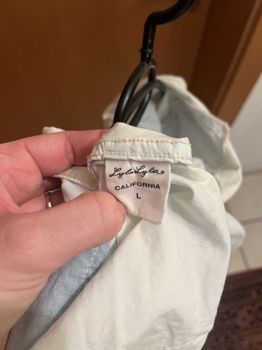 Camicette: Lyla Leyla Jeans Hemd Baumwolle – Usato da Küssnacht am Rigi venduto da Roxxy 2