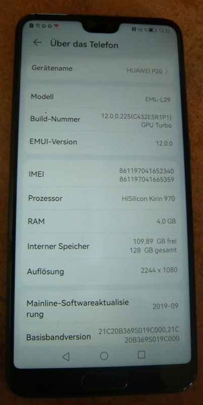 Huawei Telefoni cellulari / Smartphones: Huawei P20 – Usato da Ruggell venduto da Btt 1