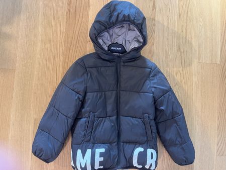 Winterjacke - caldo giubbotto reversibile riflettente 116 cm