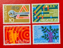 WERBEMARKEN 505 - 508 SATZ 1972** POSTFRISCH