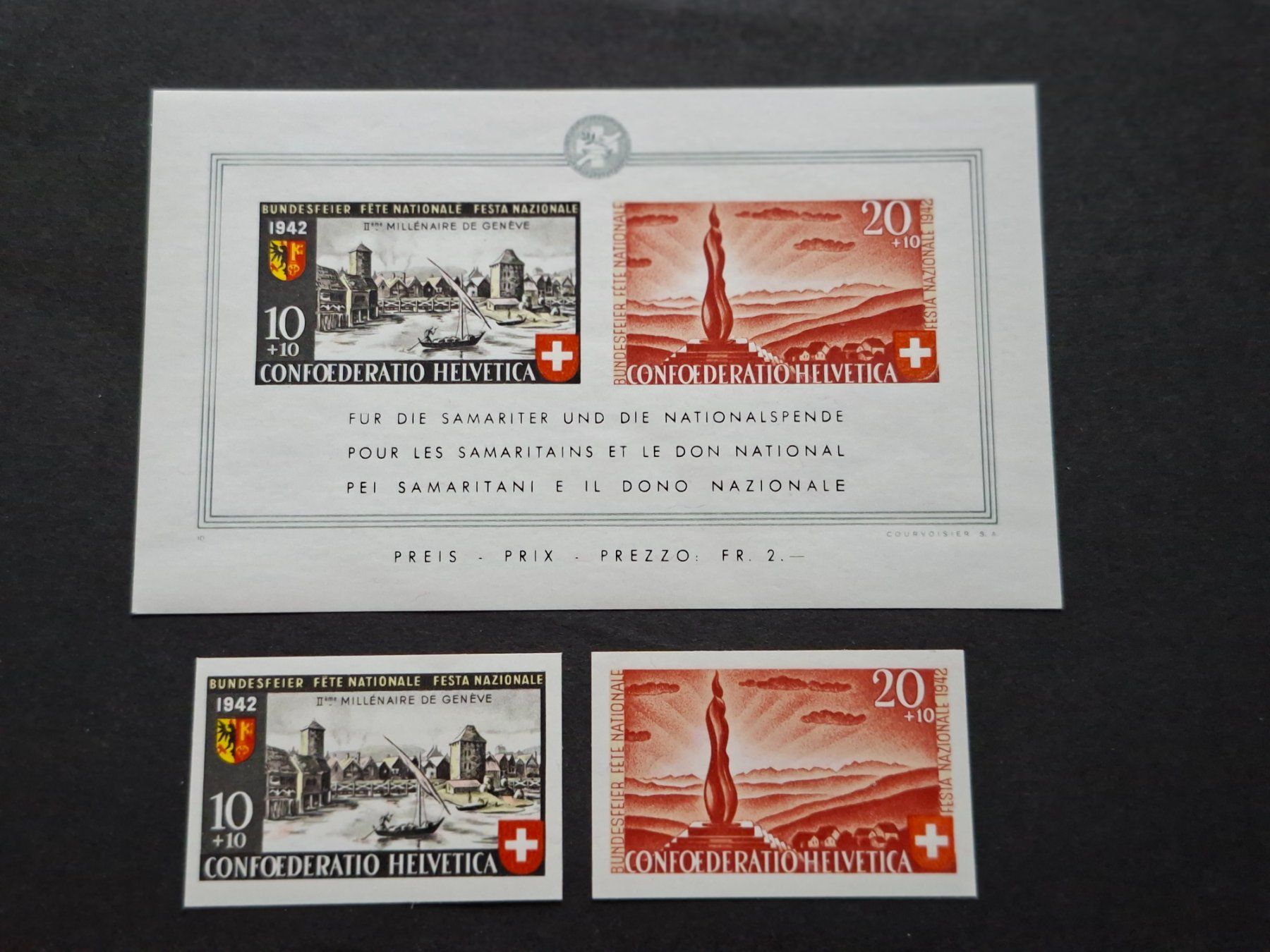 Alle Briefmarken: Block 7 + Blockausschnitte ** ab 1.-!!! – Neu (gemäss Beschreibung) aus Biel/Bienne von Mtiger2