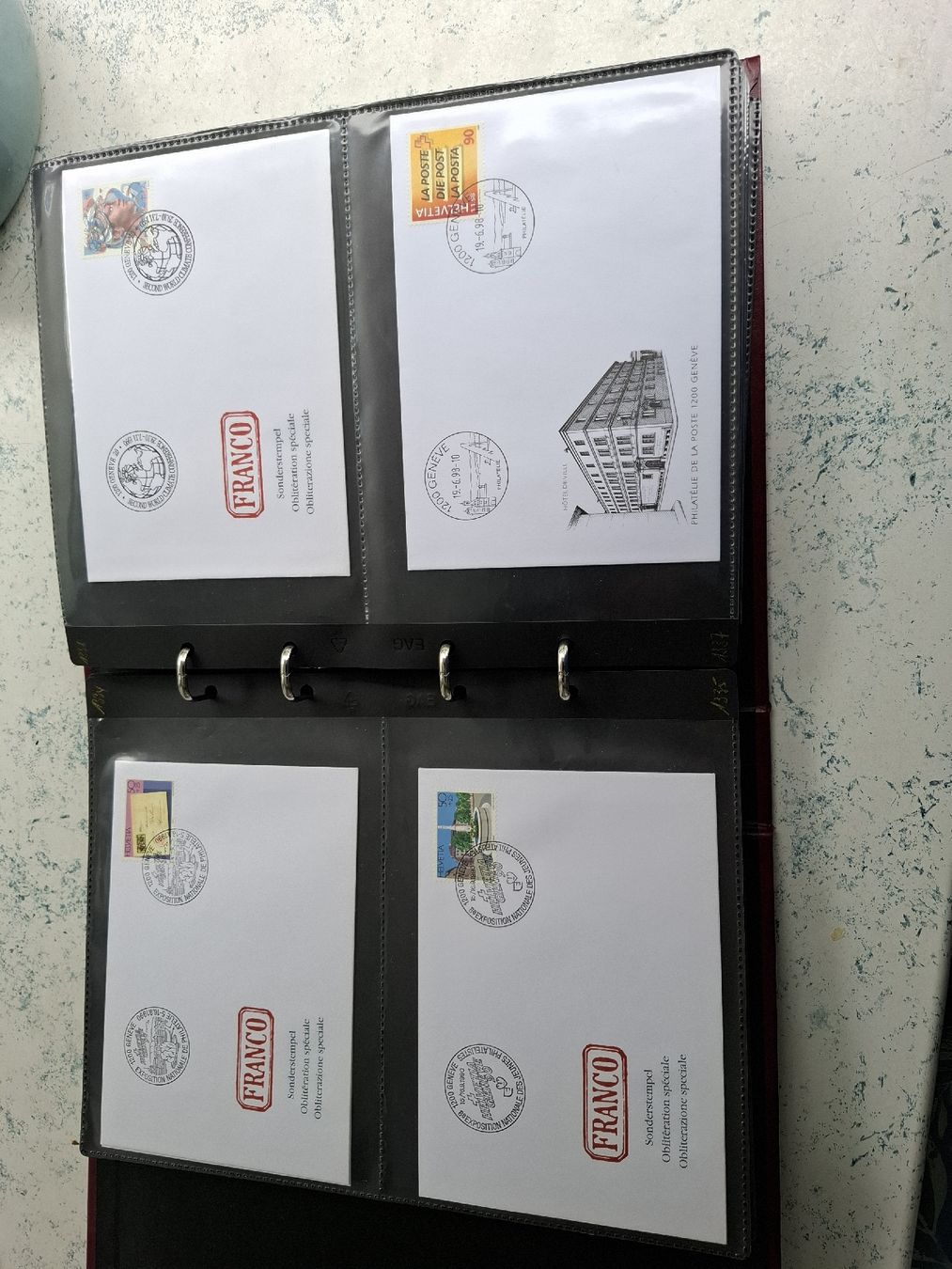 Tutti i francobolli: Briefe Werbe/Sonderstempel Kt.Genf – Usato da Glarus venduto da Strubeli0 4