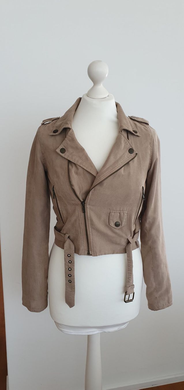 Giacche: Jacke beige Gr. XS Bikerstyle – Usato da Stansstad venduto da InStyle8 3