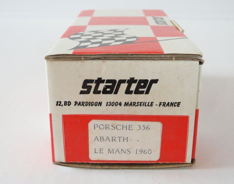 Starter Porsche 356B Abarth 1600 GTL N°35 - Le Mans 1960, échelle 1:43