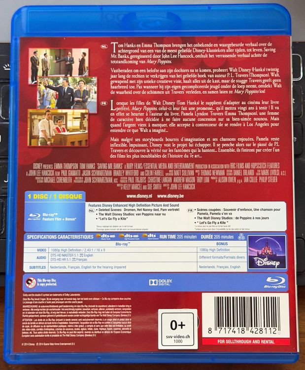Dans l'ombre de Mary : La promesse de Walt Disney (2013) (Gebraucht) in ...
