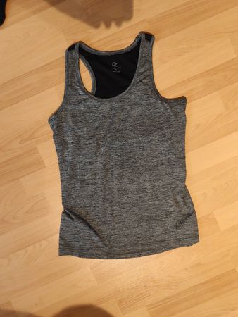 Sport Tanktop Pz Active grau meliert Grösse S