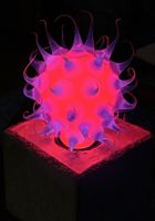 Valdesign UBO Litecolor Lampe Glas neu Pink