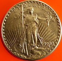 Double Eagle 1933 (2. Teuerste Münze der Welt) Replica