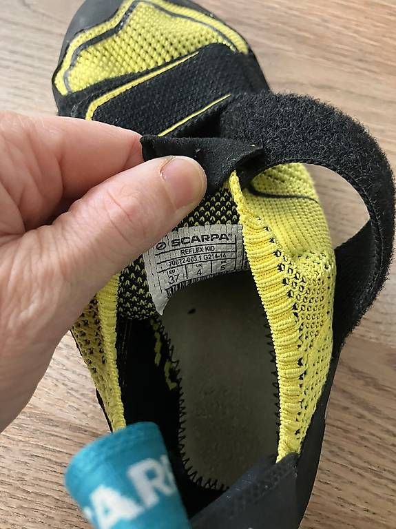 Pareti & prese d'arrampicata: Kletterschuhe Scarpa Reflex Kid Gr. 37 – Usato da Sins venduto da Icezeit0 1