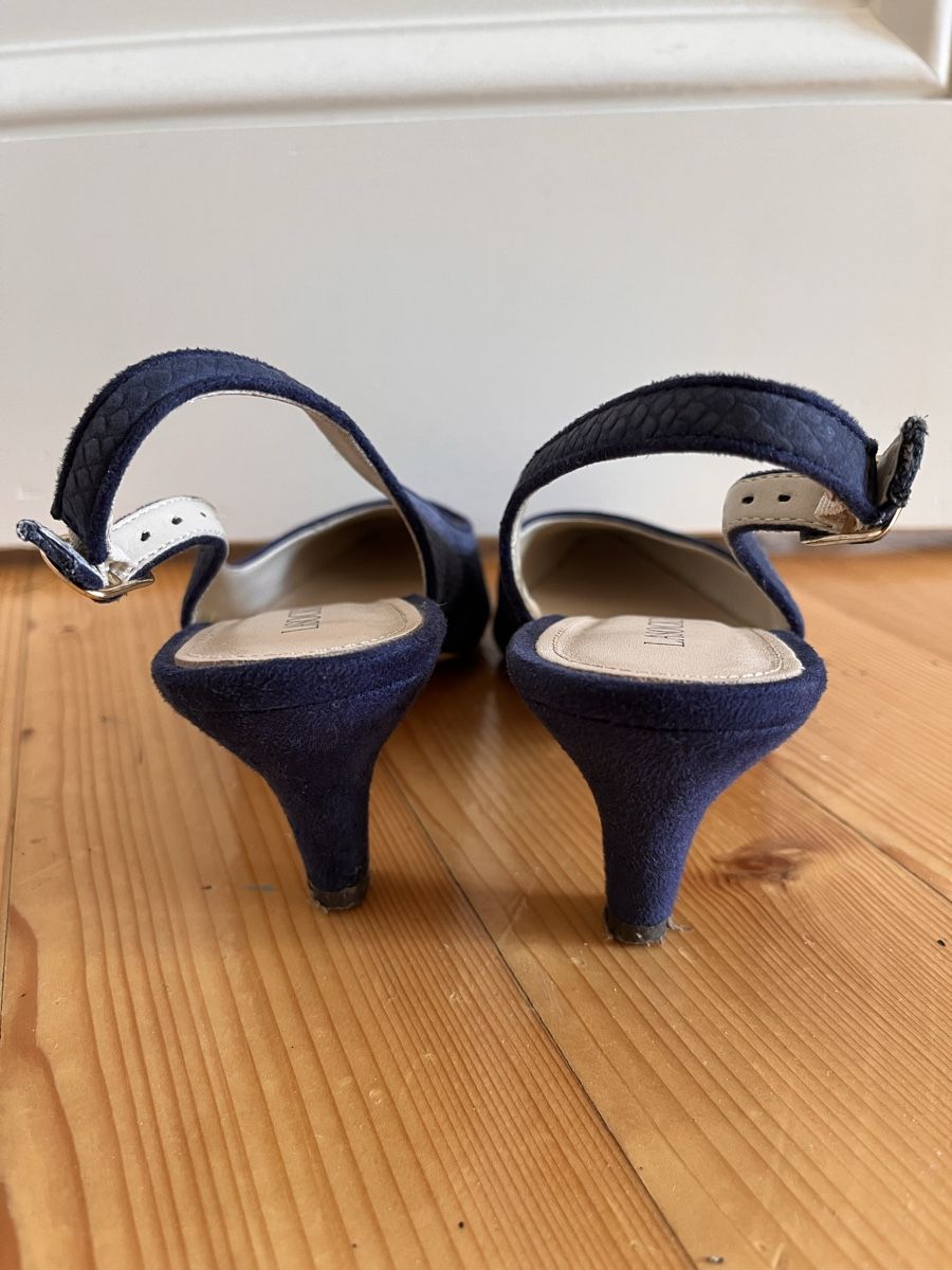 Scarpe da donna: Lasocki Slingpumps, Gr. 37, Dunkelblau – Usato da Basel venduto da fri_9wvb 4