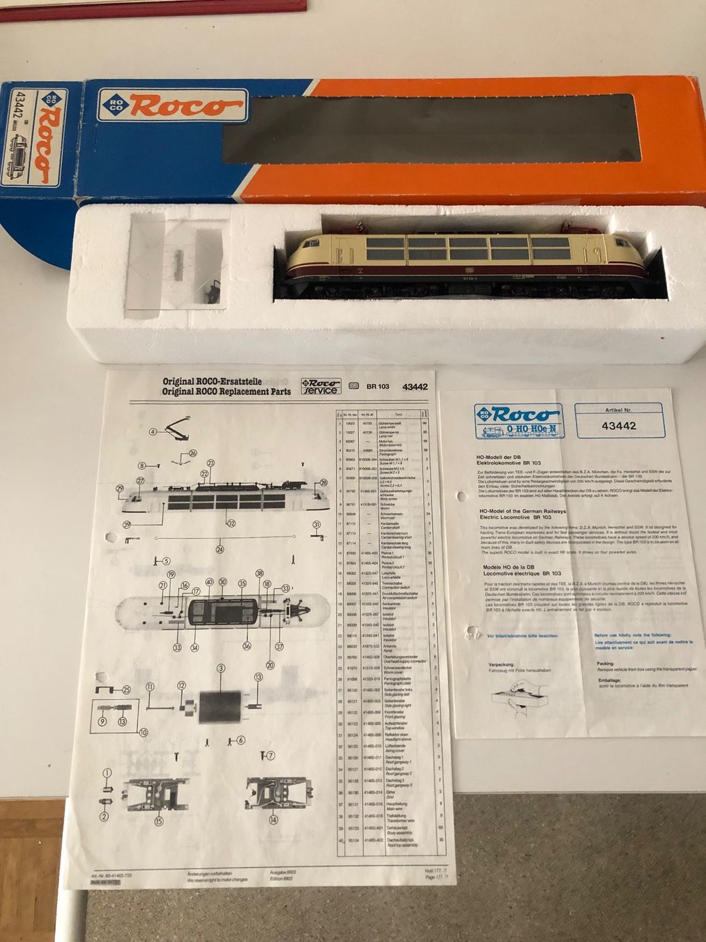 Roco Modellini di ferrovie: Roco 43442 Lok wie neu – Usato da Ostermundigen venduto da Garmin03 1