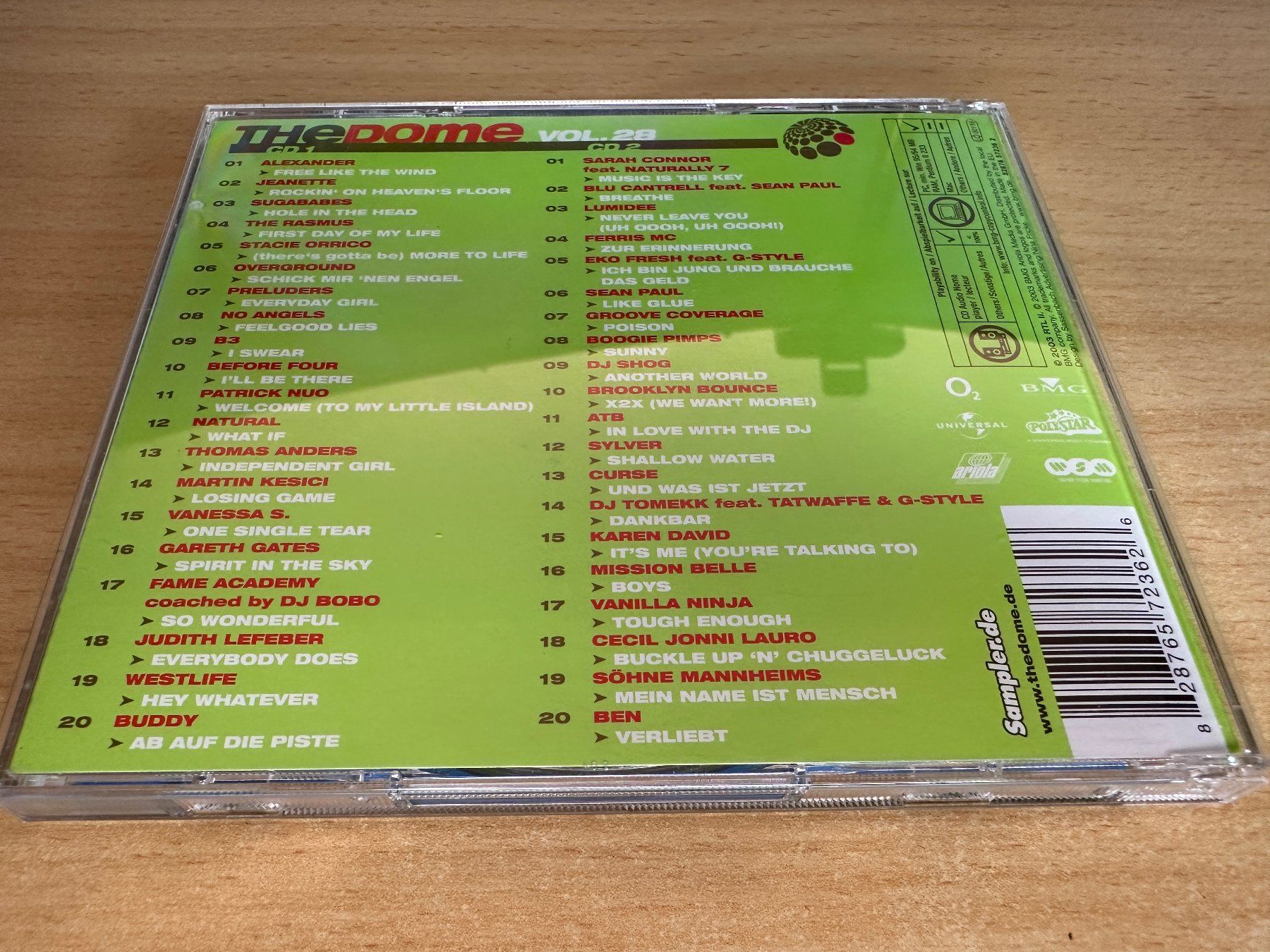 CD: Various – The Dome Vol. 28 - 2 CD – Usato da Rikon im Tösstal venduto da Alpenmutz 1