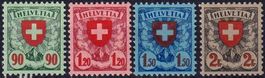 1924, Wappenmuster Nr. 163-166, postfr.** Serie, fehlerfrei.