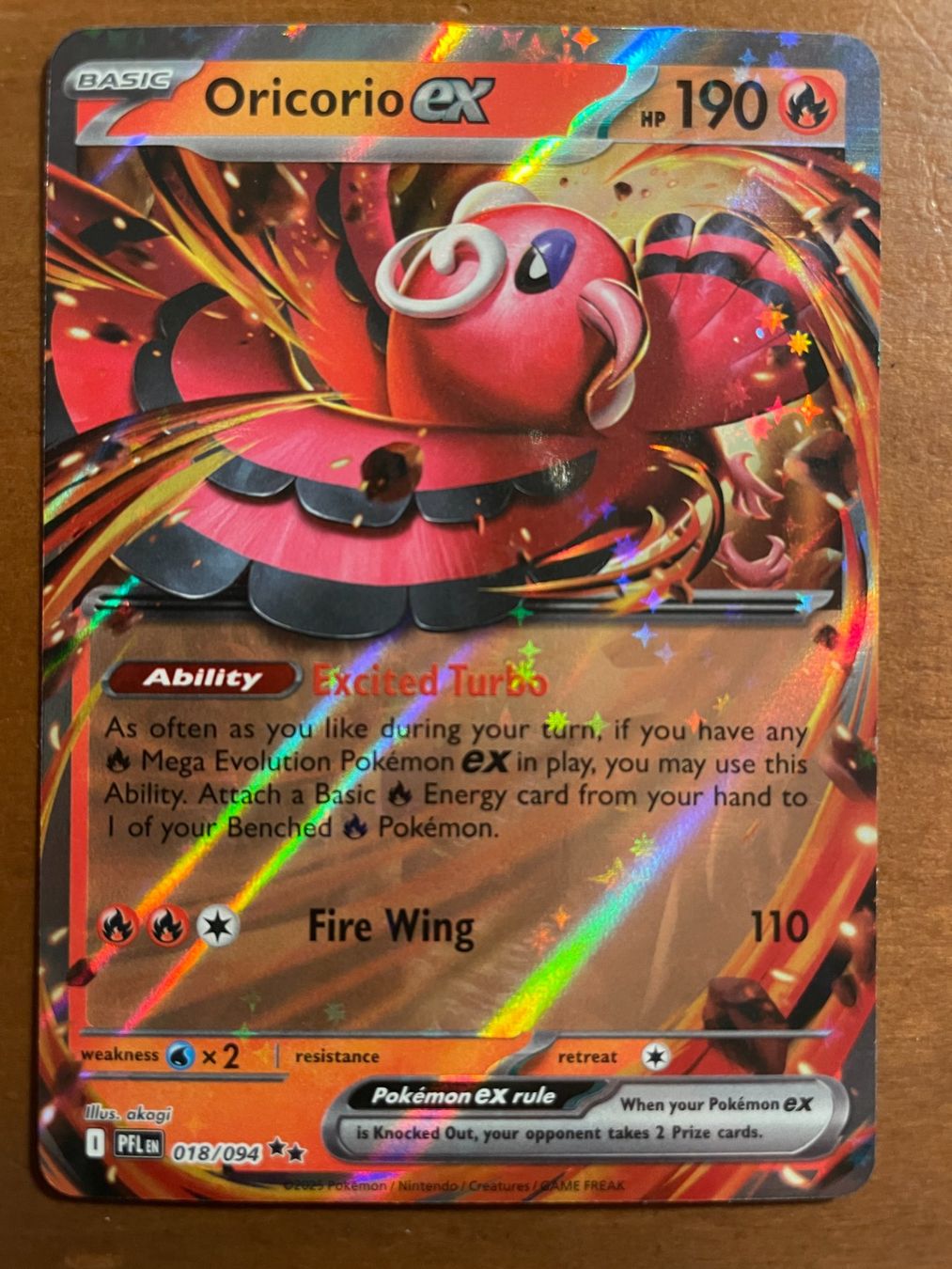Pokémon Carte collezionabili: Pokemon Oricorio eX (Versand gratis) – Nuovo (secondo la descrizione) da Chur venduto da Angerson
