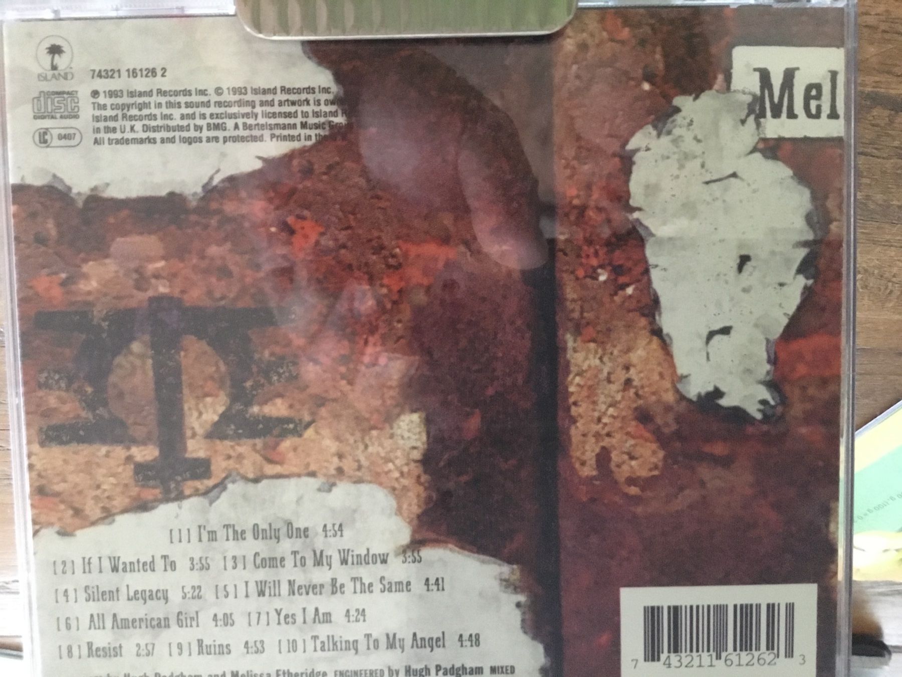 CDs: Melissa Etheridge Yes I Am CD 💿 – Gebraucht aus Thierachern von sweden08 1