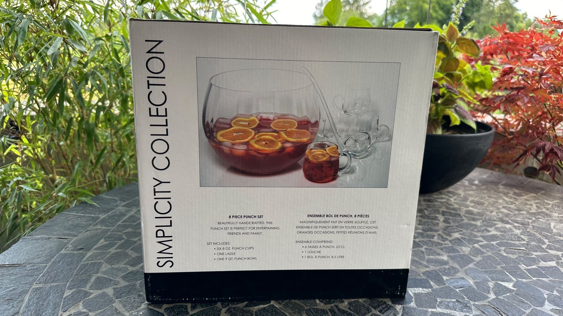 Set di piatti: 8-teiliges Punsch-Set – Nuovo e nell'imballaggio originale da Feldbrunnen venduto da Bottleslinger 1