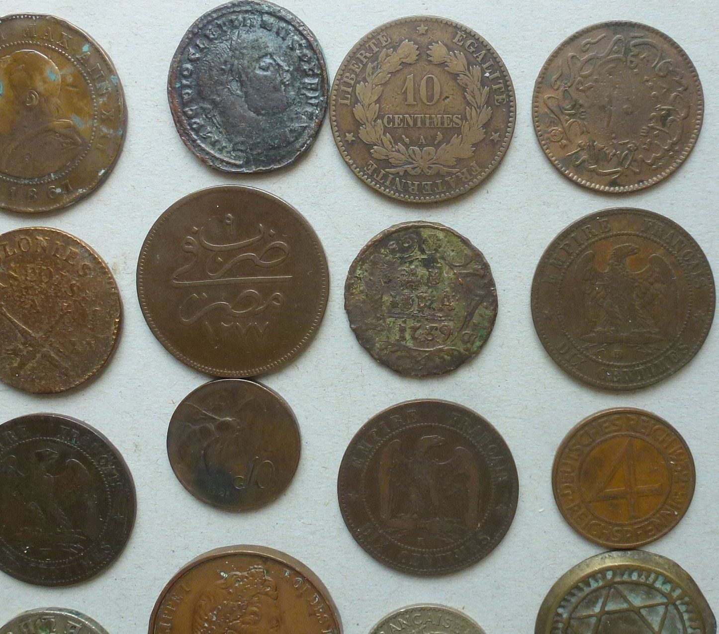Tutti le monete: Lot ++ 35 Stück alte Münzen ab Römer, gute Werte mit dabei – Usato da Walkringen venduto da Casablanca777 2