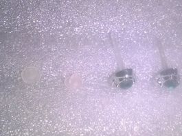 ohrringe modeschmuck,,,mit hellblau kristall