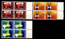 1977, Sonderpostmarken, Viererblöcke, ET