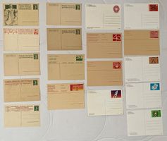 Lot ungebrauchter Ganzsachen PK CH aus den Jahren 1909-1990