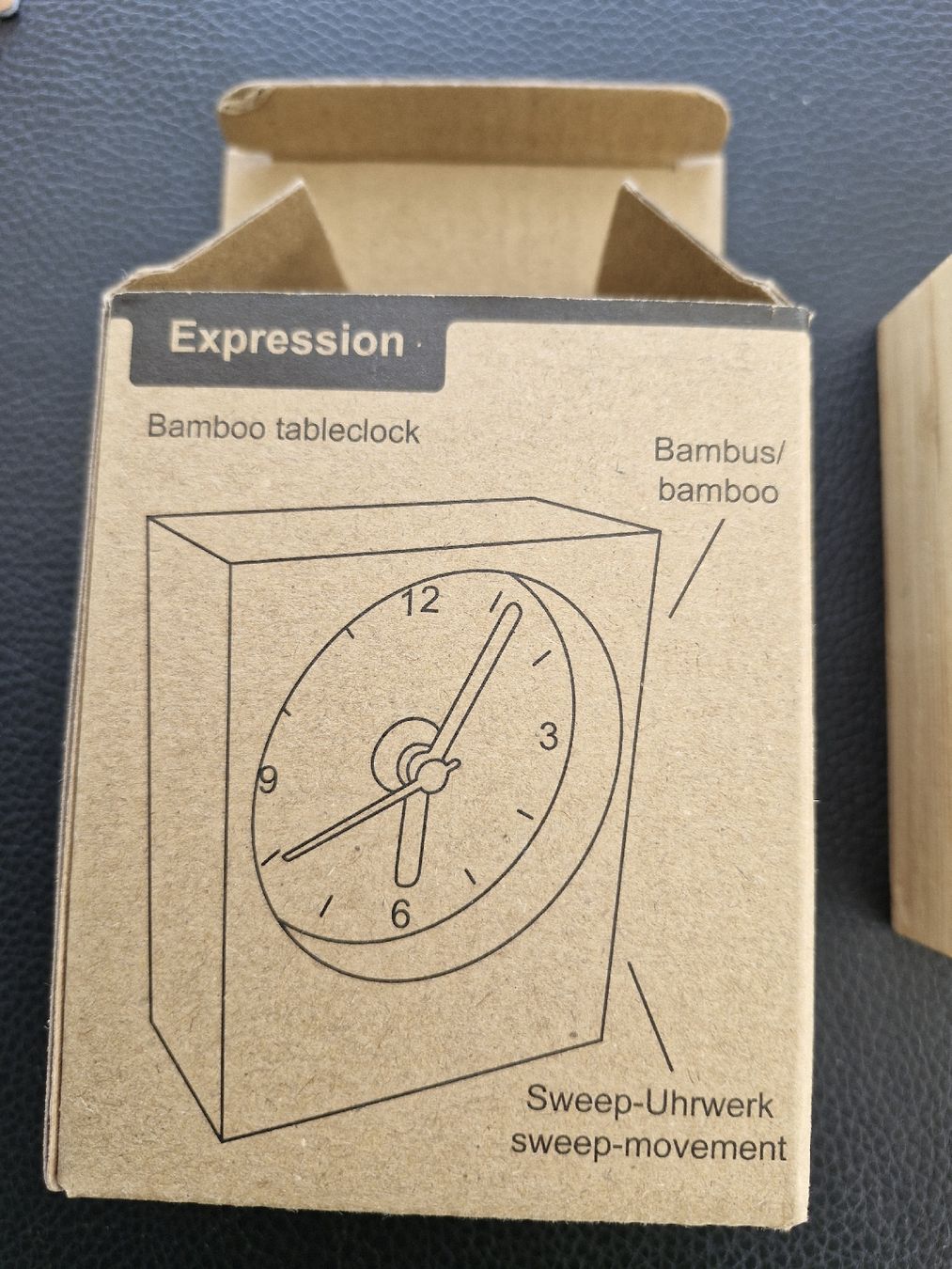 Stand- & Wanduhren: TCS Bambus Tischuhr Expression - Neu im Originalkarton – Neu und originalverpackt aus Frauenfeld von Kasico 2