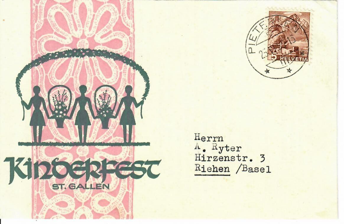 Tous les timbres: PK, Kinderfest St.Gallen – D'occasion à Hochdorf par Ziegel-16