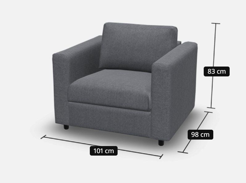 Ikea Divani: IKEA Vimle Sofakombination mit Sessel inkl. Garantie – Usato da Zürich venduto da aaw1279 9