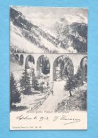 Albula-Bahn - Viadukt III bei Preda - 1903