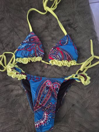 Bikini Sommer Set 👙 Gr M, bunt, Ethno-Muster, neuw. zustand