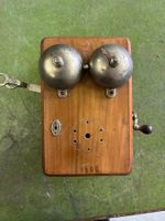 Antiker Holztelefon Wandapparat L.B. Mod. 22 für G.A. Vin...