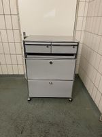 USM Haller Sideboard Mattsilber 1x3