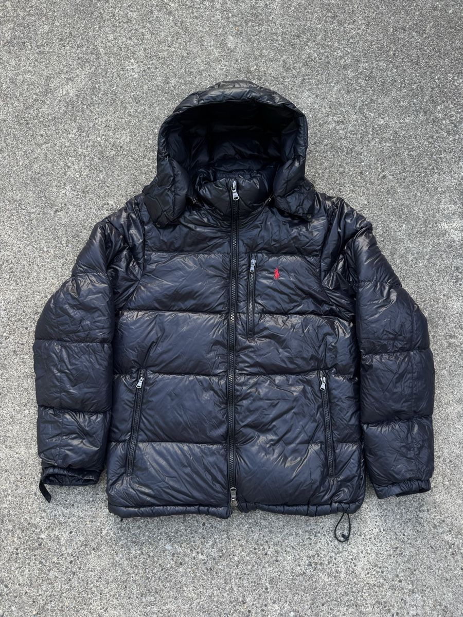 Ralph Lauren Jacken: Polo Ralph Lauren Gorham Glossy Down Jacket Navy M – Neu und originalverpackt aus Effretikon von syrrrrre