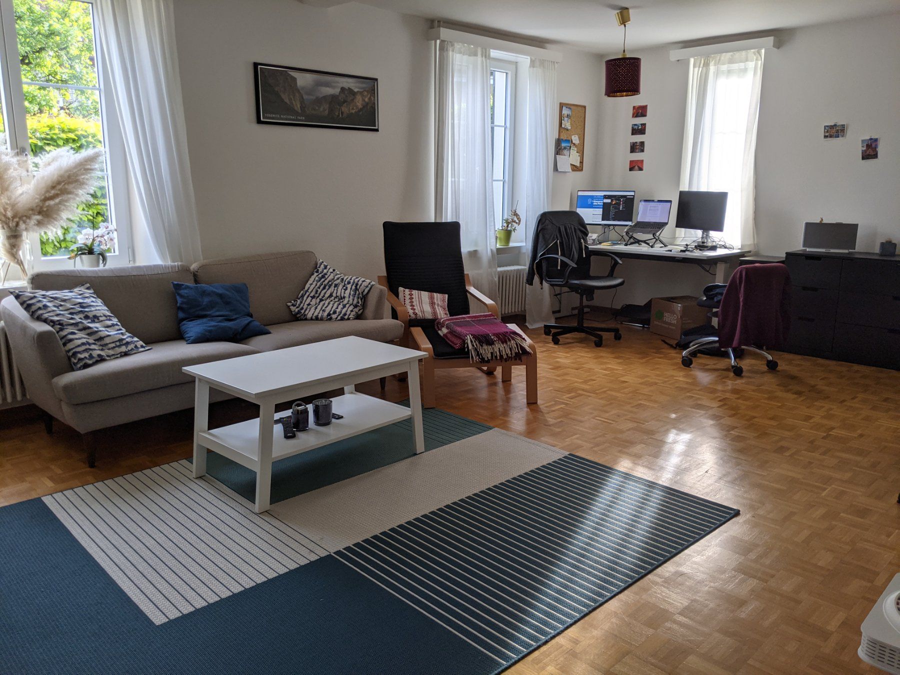 Ikea Tappeti: Ikea Roskilde Teppick blau gross 200x250cm – Usato da Zürich venduto da MitOhneTH 1