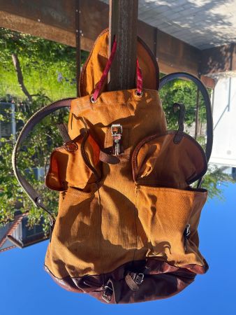 Vintage Canvas Rucksack / Wanderrucksack Top Zustand!